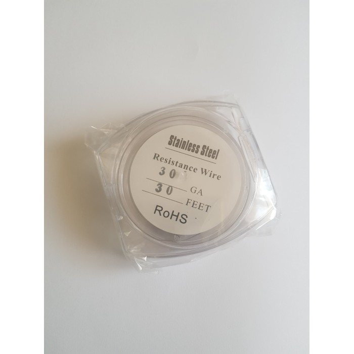 Stainless Steel 30GA/30feet Resistance Wire Stainless Steel 30GA/30feet Resistance Wire