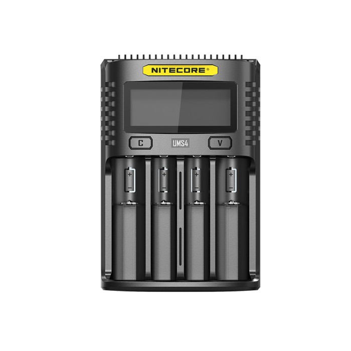 Nitecore UMS4 LCD Screen USB Battery зарядно Nitecore UMS4 LCD Screen USB Battery зарядно